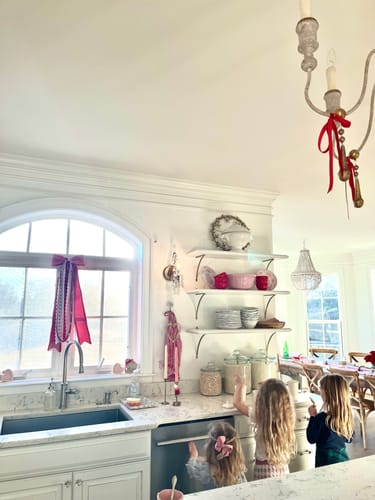 Customer photo review of Alpine Valentine Wreath Ribbon