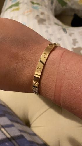Customer photo review of LOVE BRACELET 6.1MM