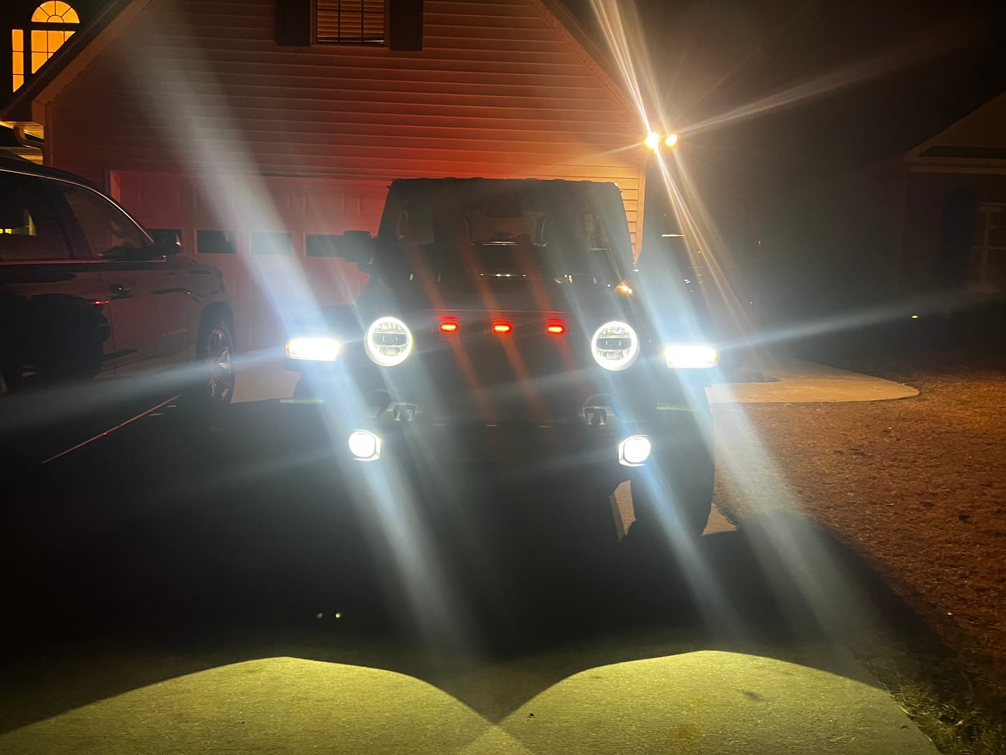 Customer photo review of Prerunner Amber/RGB Grille Lights for 24-25 JL JT Grille