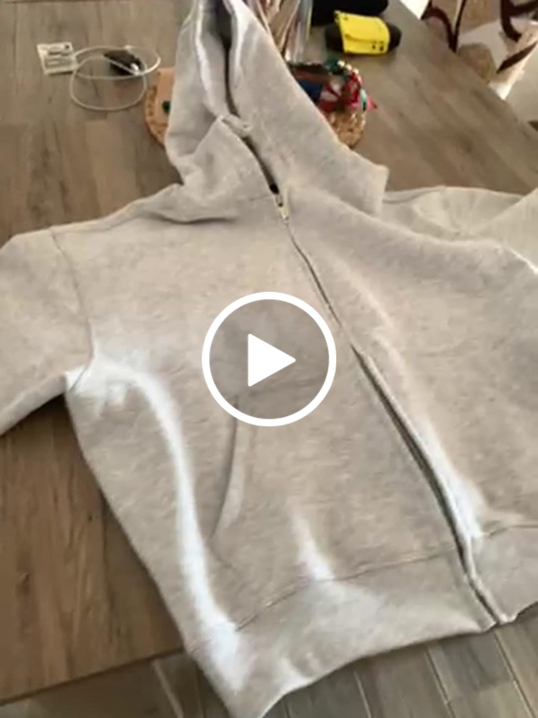 Customer video review of Zip Hoodie Premium Blanks 330GSM Night Blue