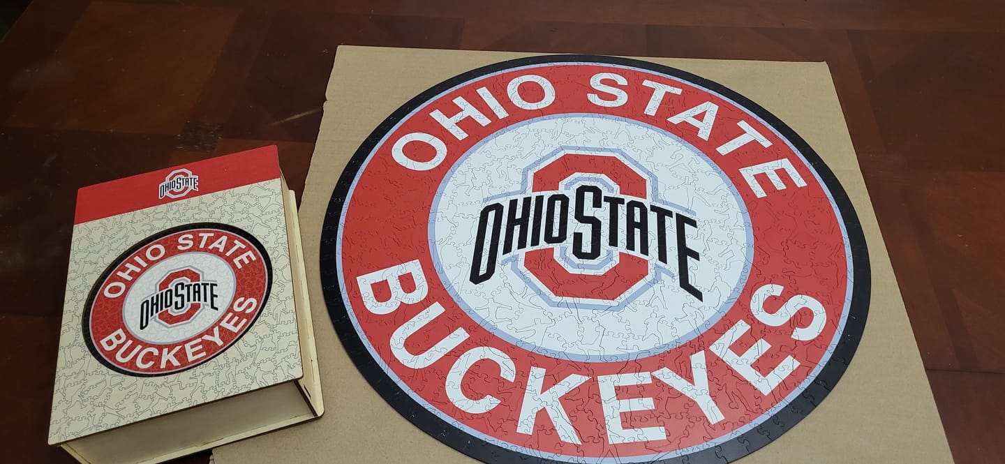 Customer photo review of Ohio State University - Wooden Puzzle