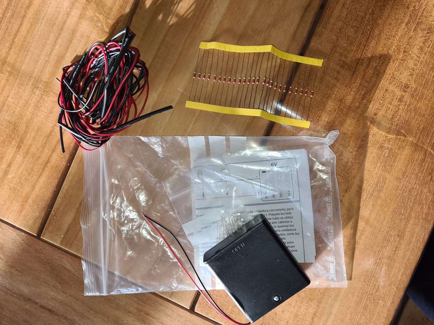 Customer photo review of Kit Luces Led Para Maquetas
