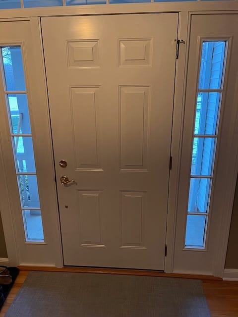Customer photo review of Pease Slide-On Steel Door Sweep
