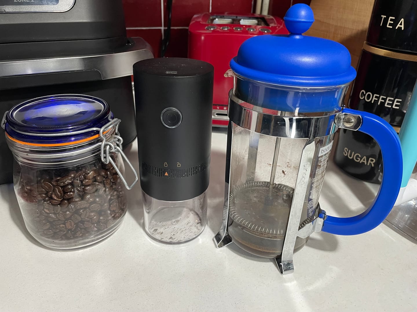 Customer photo review of Strong Dark Roast Coffee - New Latin - Strength 5