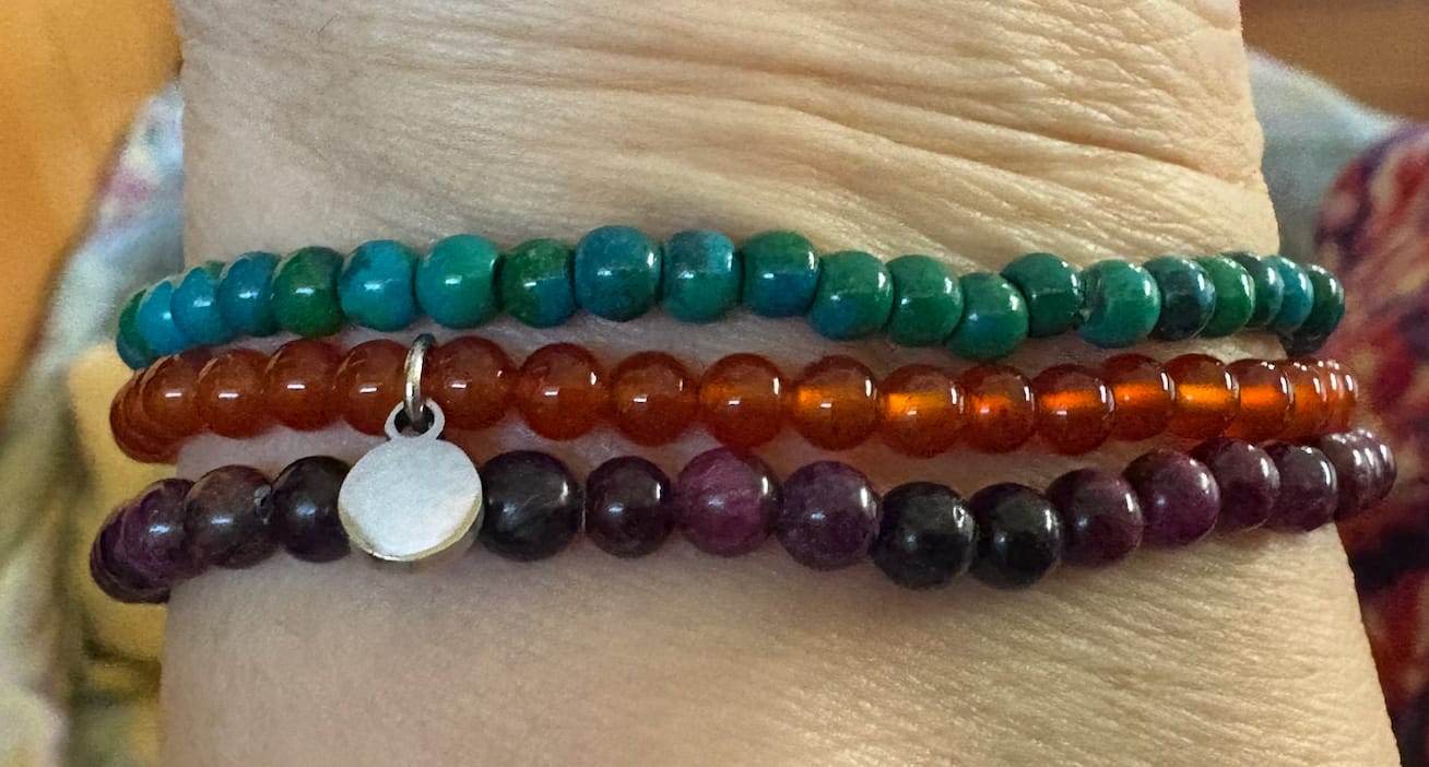 Customer photo review of Carnelian Bracelet Mini