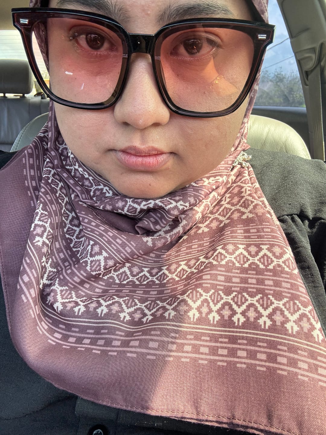 Customer photo review of Cleo Square Framed Sunglasses