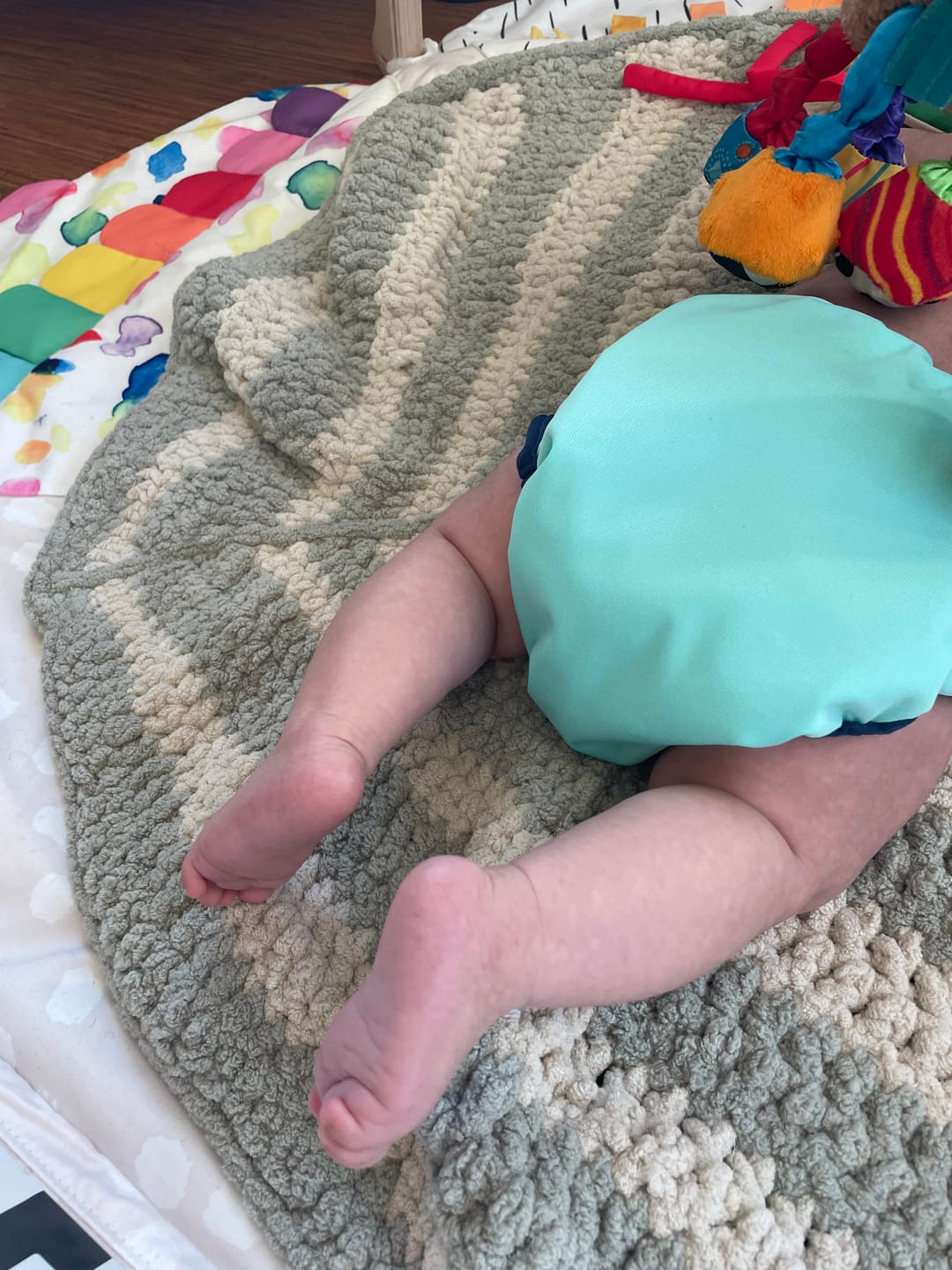 Customer photo review of One Size Diaper Cover