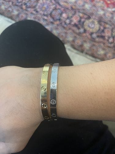 Customer photo review of LOVE BRACELET 6.1MM