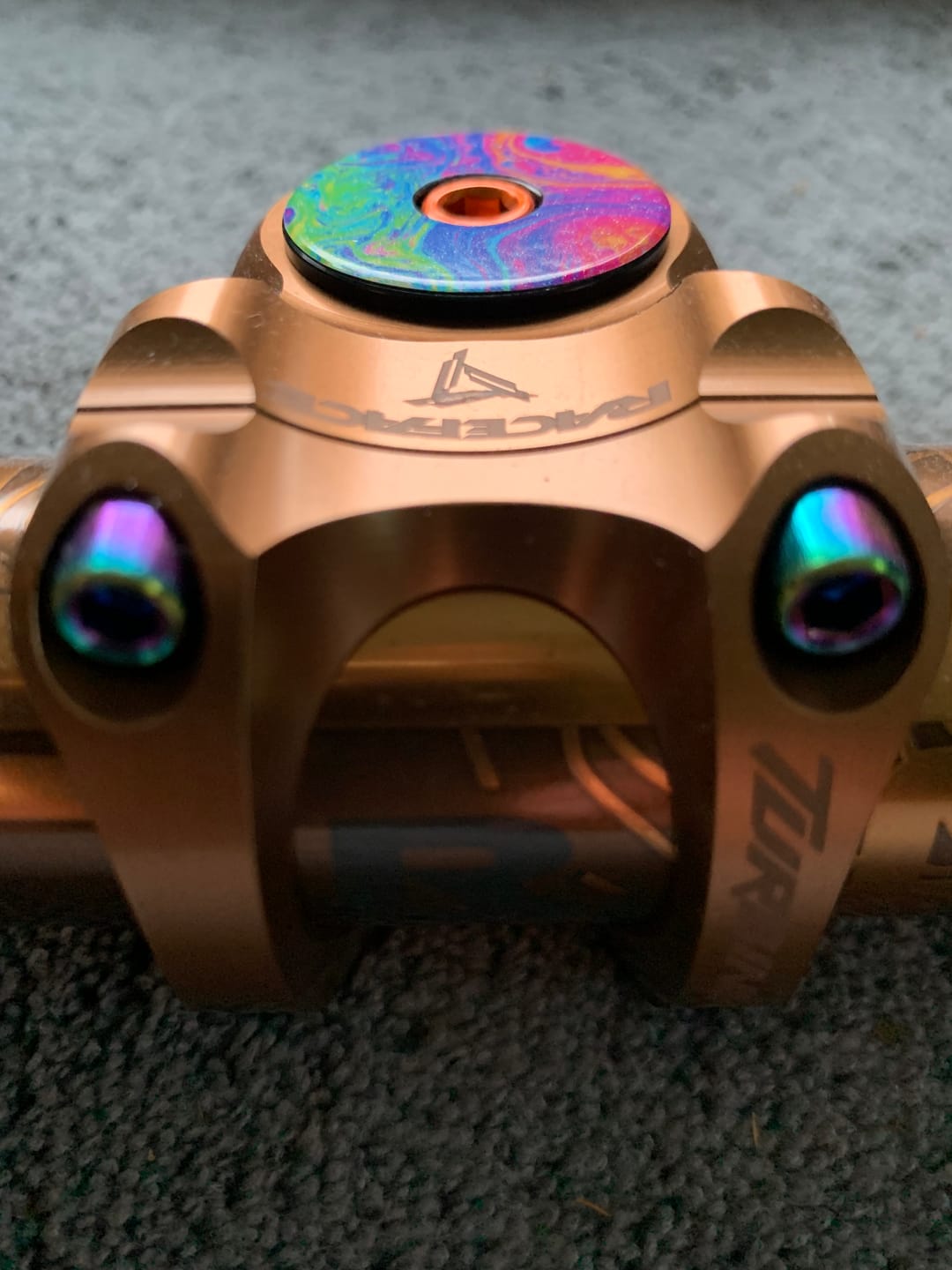 Customer photo review of Anodized Topcap Bolts