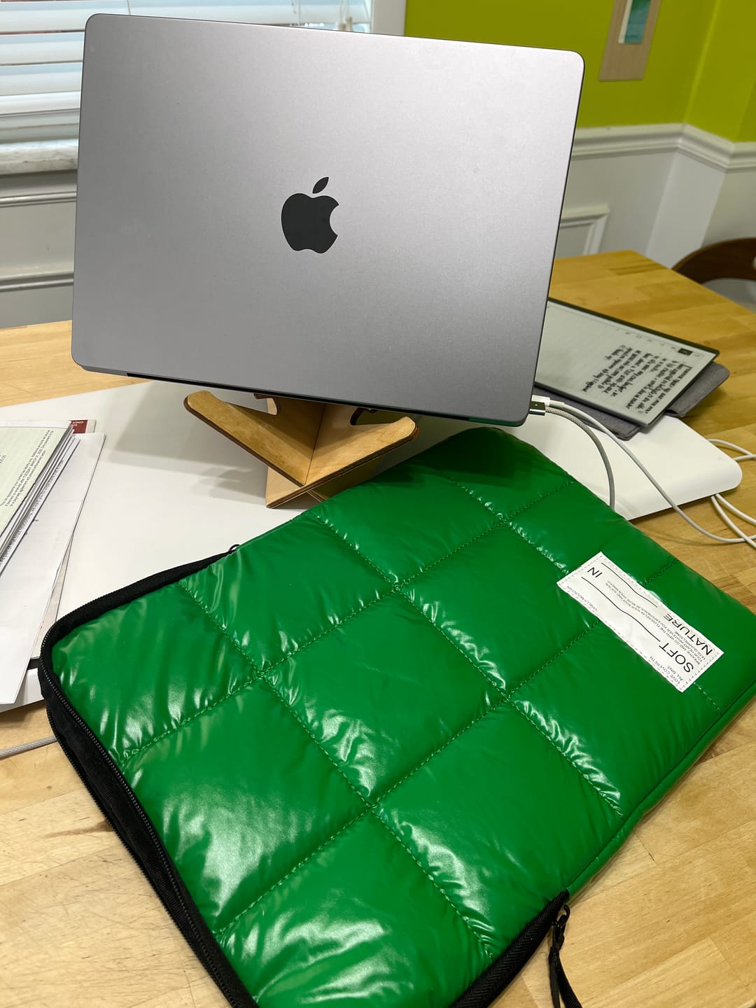 Customer photo review of Puffer MacBook & iPad Case