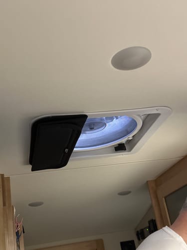 Customer photo review of Roof Vent Fan Insulated Cover