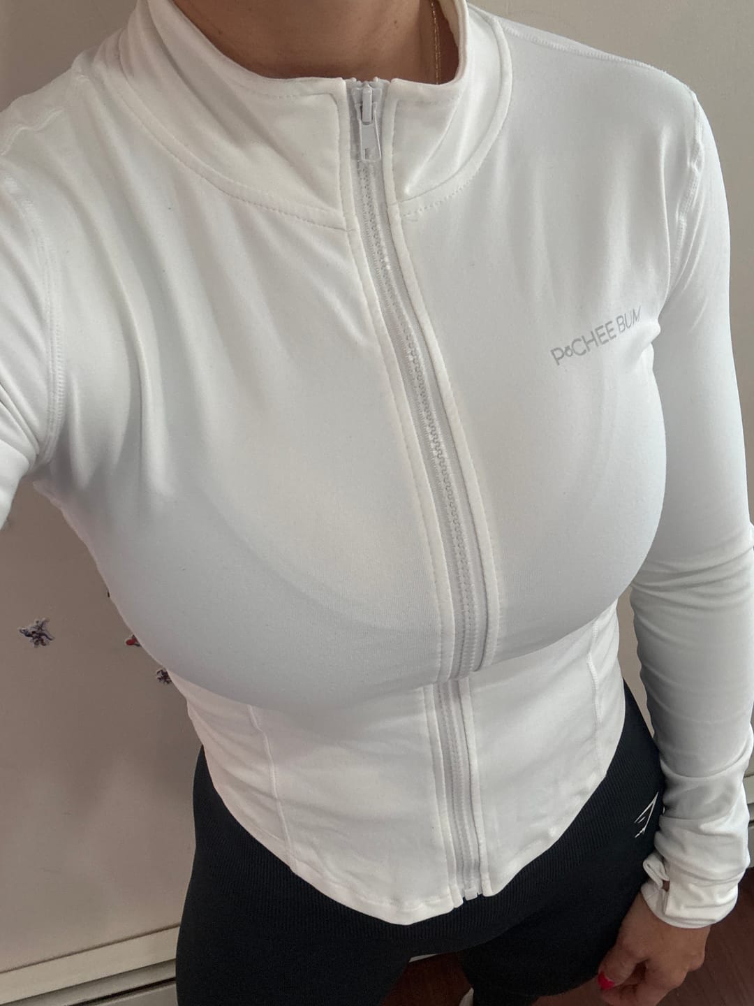 Customer photo review of Black Zipper Jacket