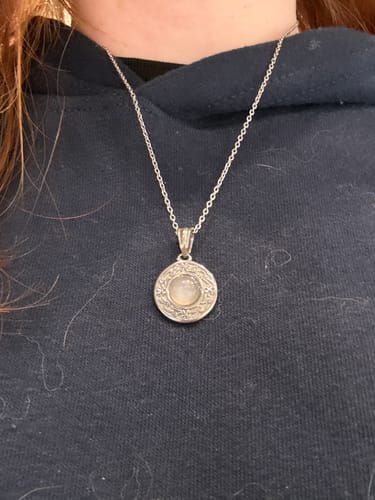 Customer photo review of The Moon Necklace