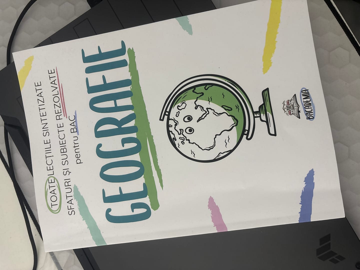 Customer photo review of Carte Geografie Bacalaureat Bacademia