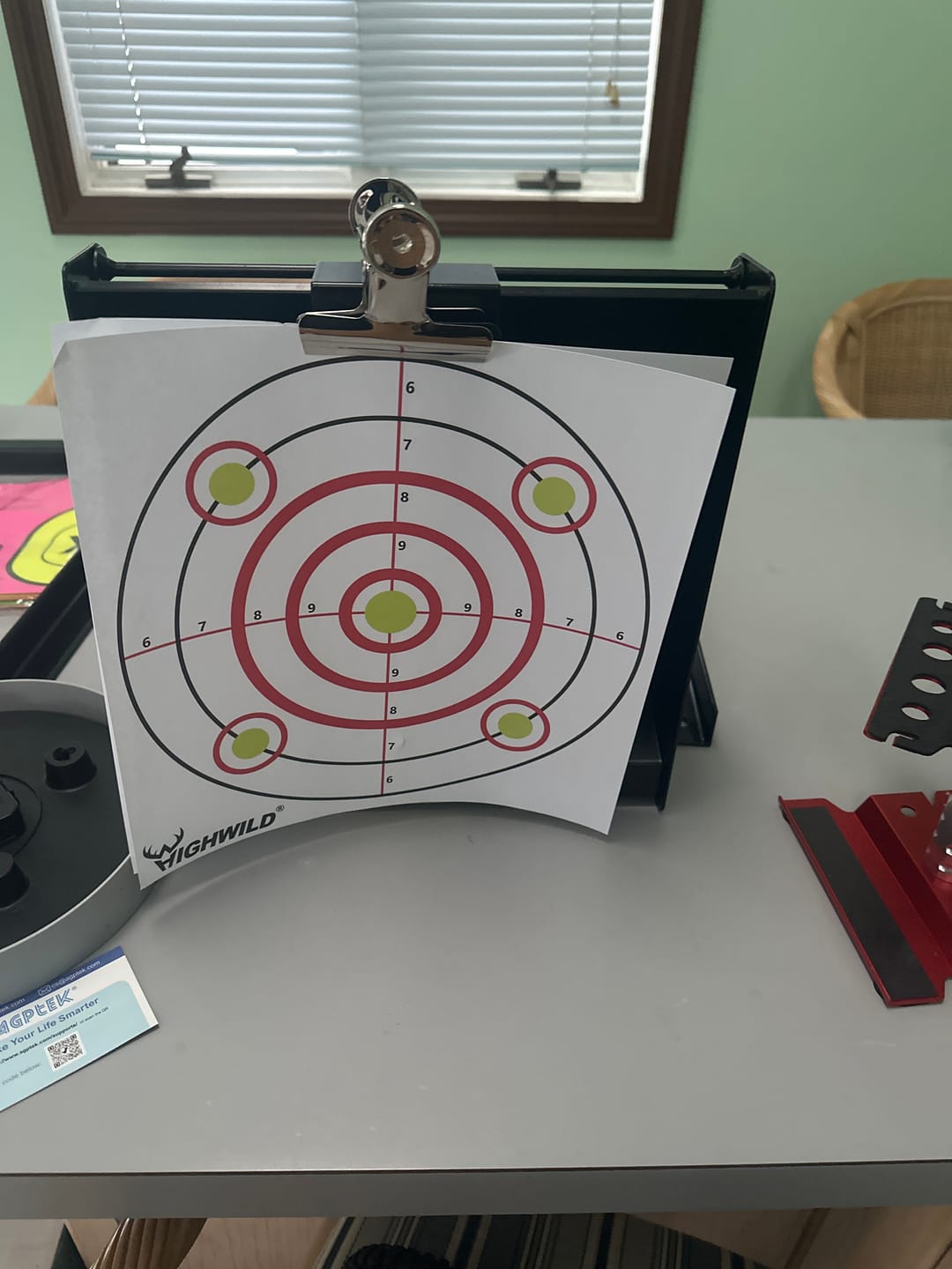 Customer photo review of Bullet Trap 2X4 Mount Bracket
