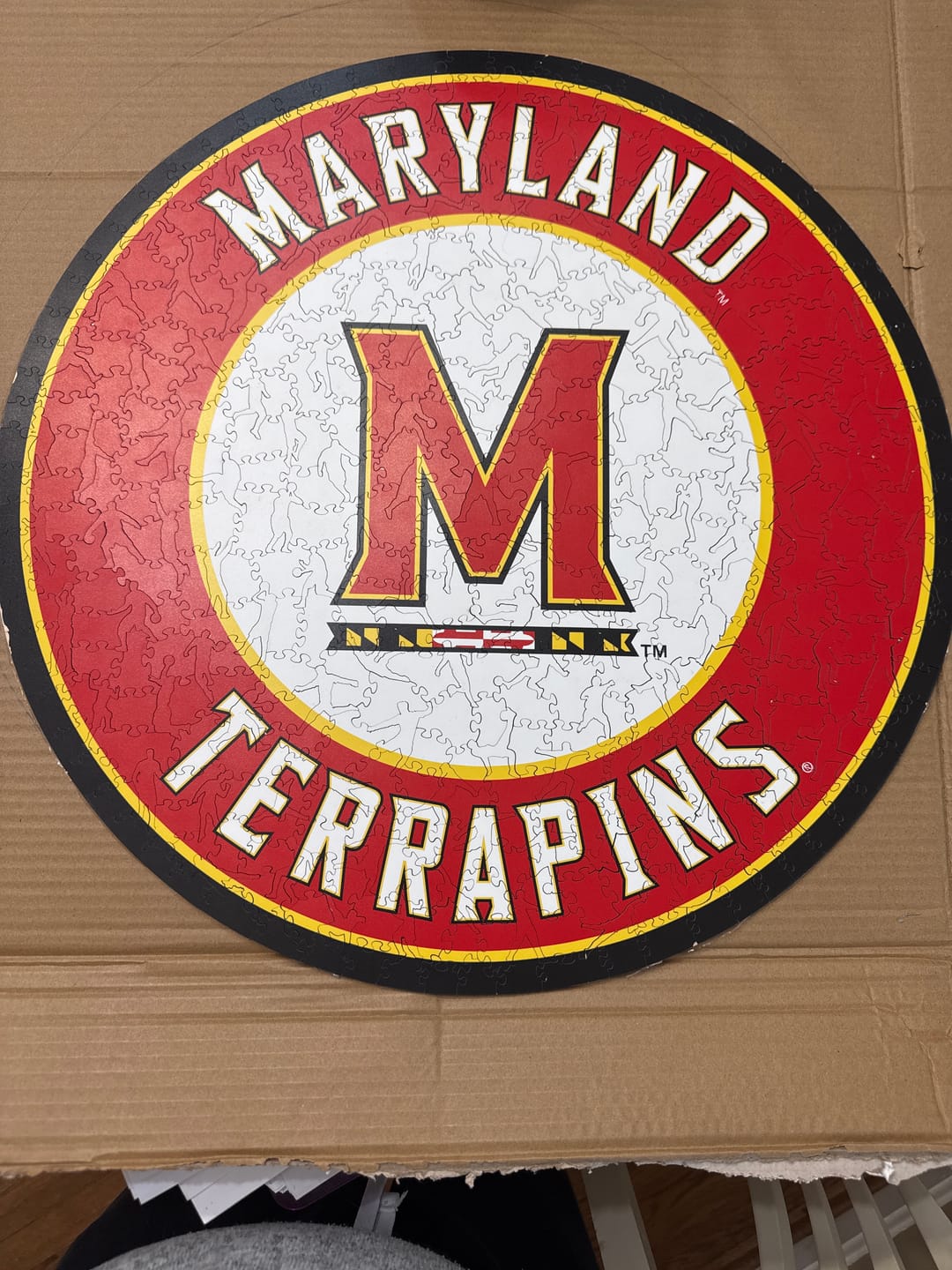 Customer photo review of University of Maryland - Wooden Puzzle