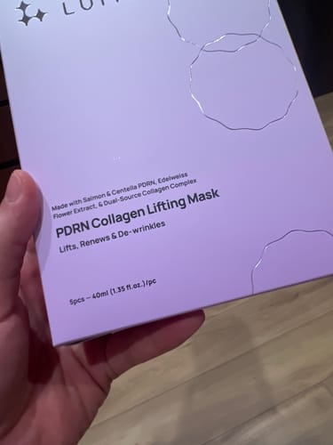 Customer photo review of PDRN Collagen Lifting Mask