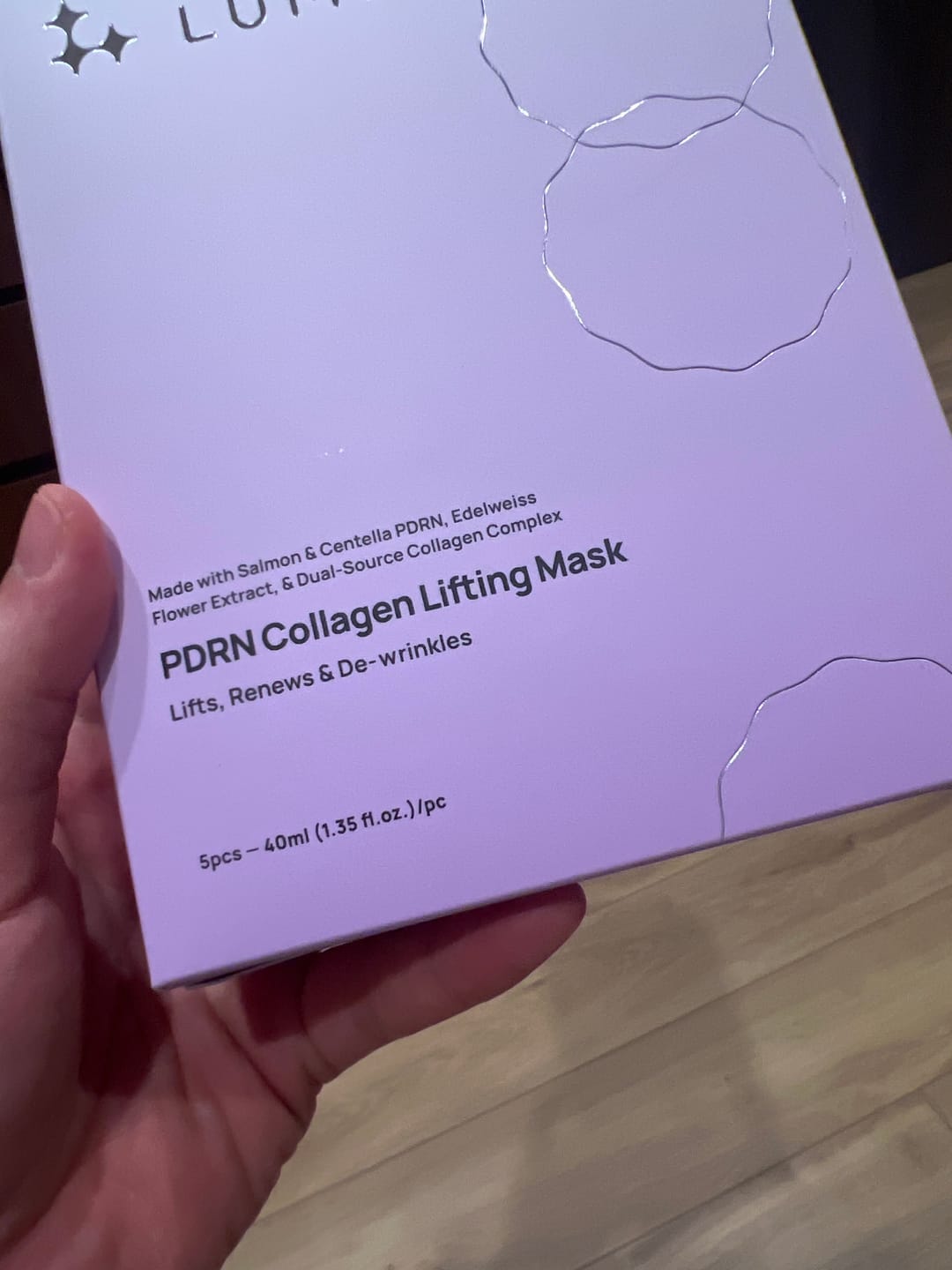 Customer photo review of PDRN Collagen Lifting Mask
