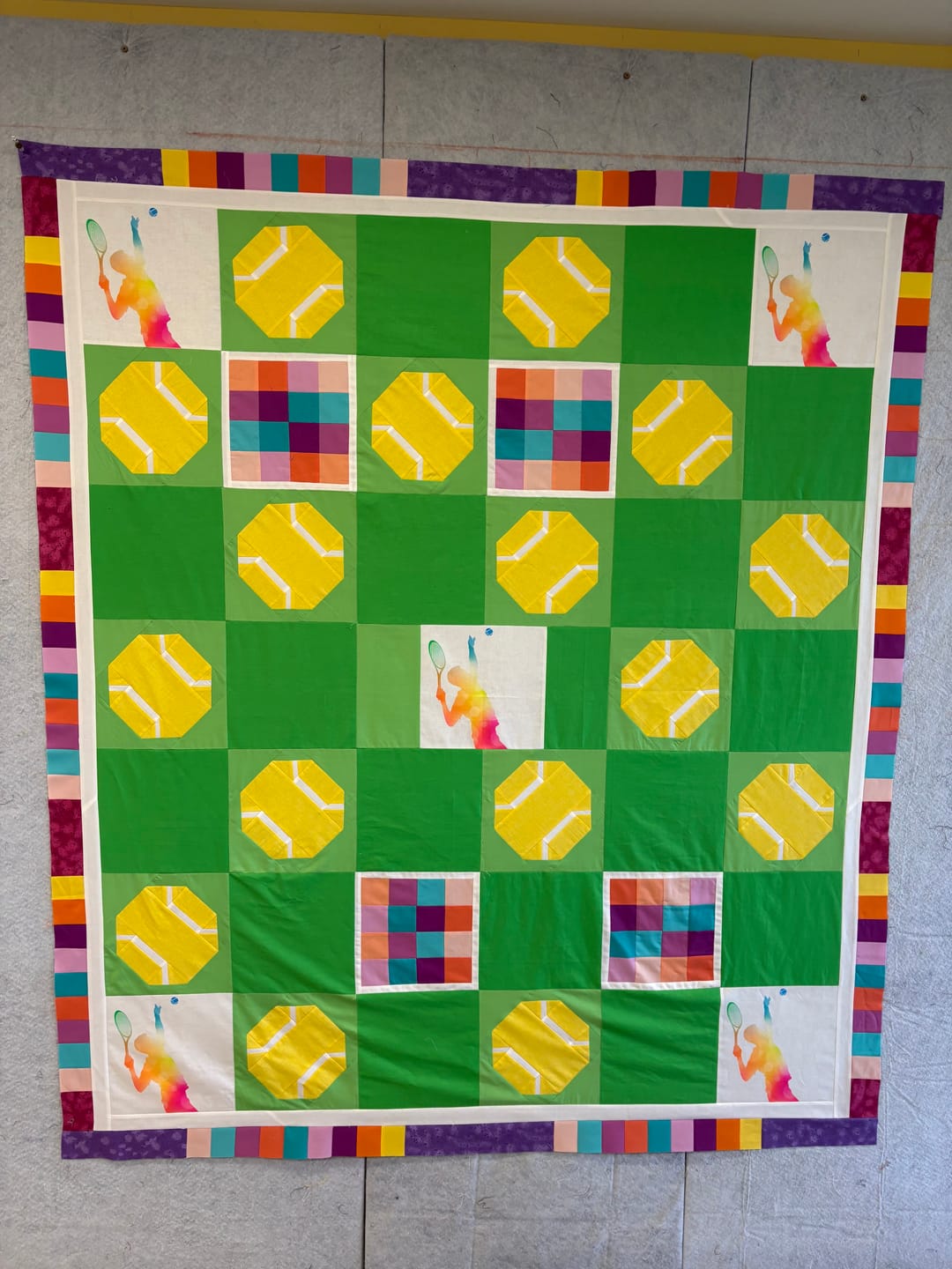 Customer photo review of Batter Up Quilt Pattern