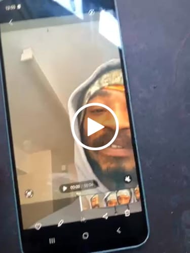 Customer video review of CAMO KNIT BEANIE