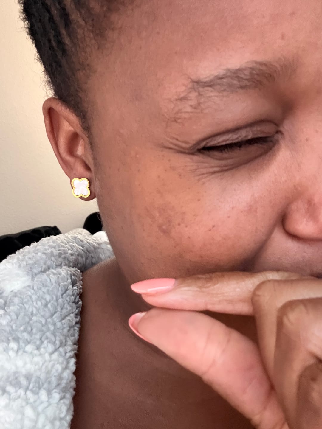 Customer photo review of Nova Earrings (Bundle)