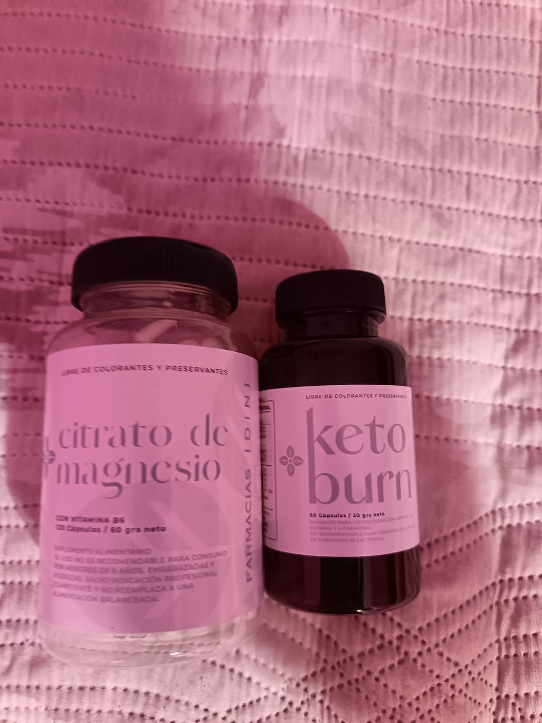 Customer photo review of Citrato de Magnesio + Vit B6 120 Capsulas Idini
