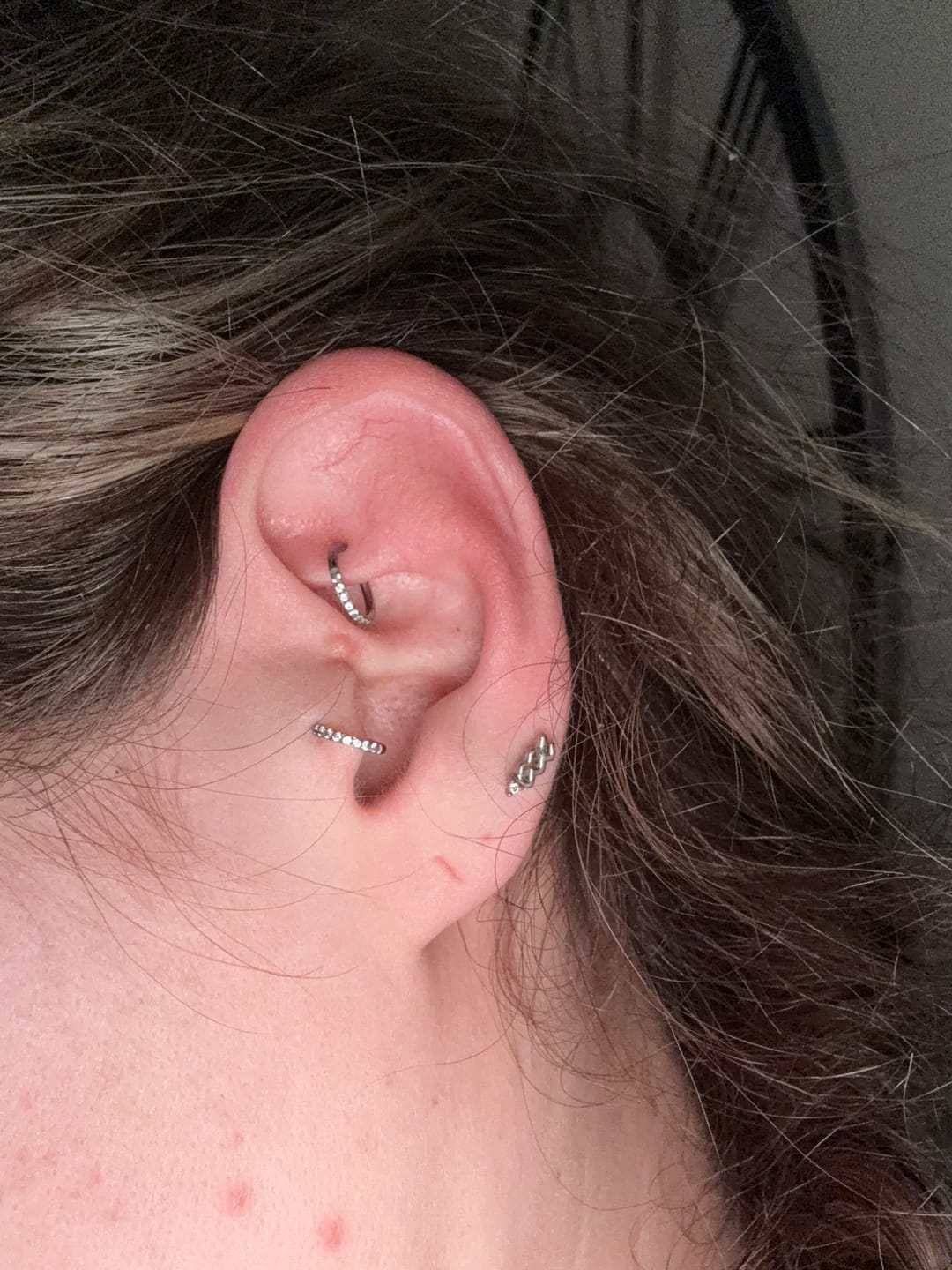 Customer photo review of Eternity Pavé Clicker Silver