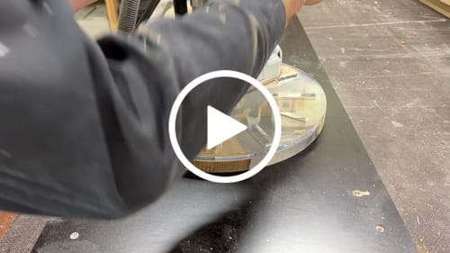 Customer video review of 12" Circle + Clock Dials Style 2 Acrylic Router Template