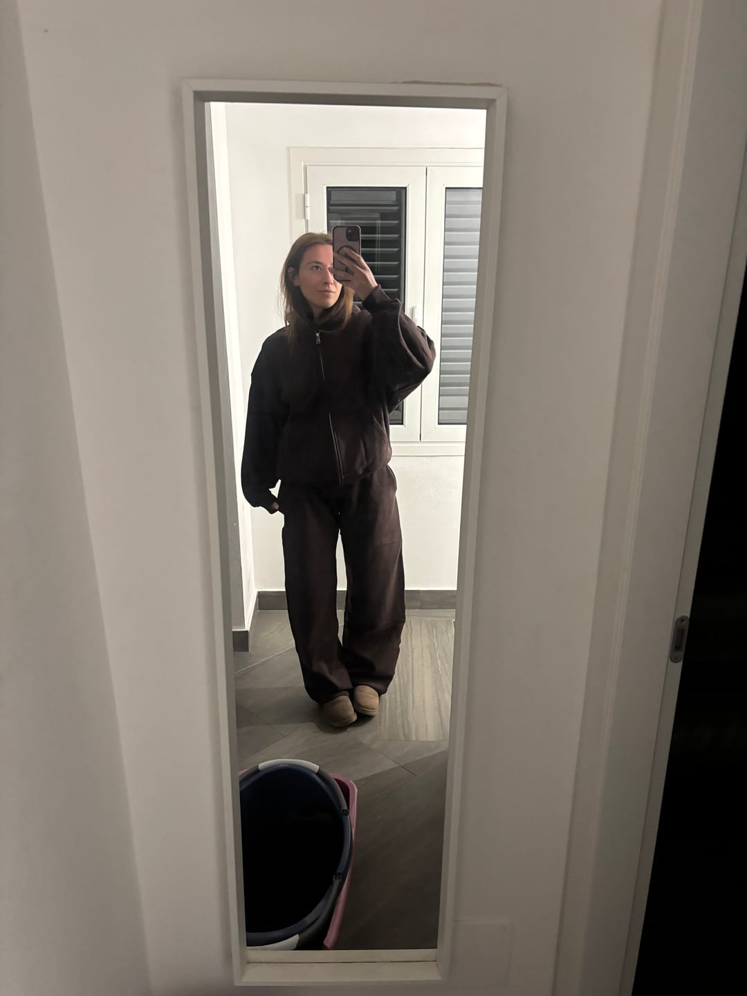 Customer photo review of Zip Hoodie Premium Blanks 330GSM Dark Chocolate