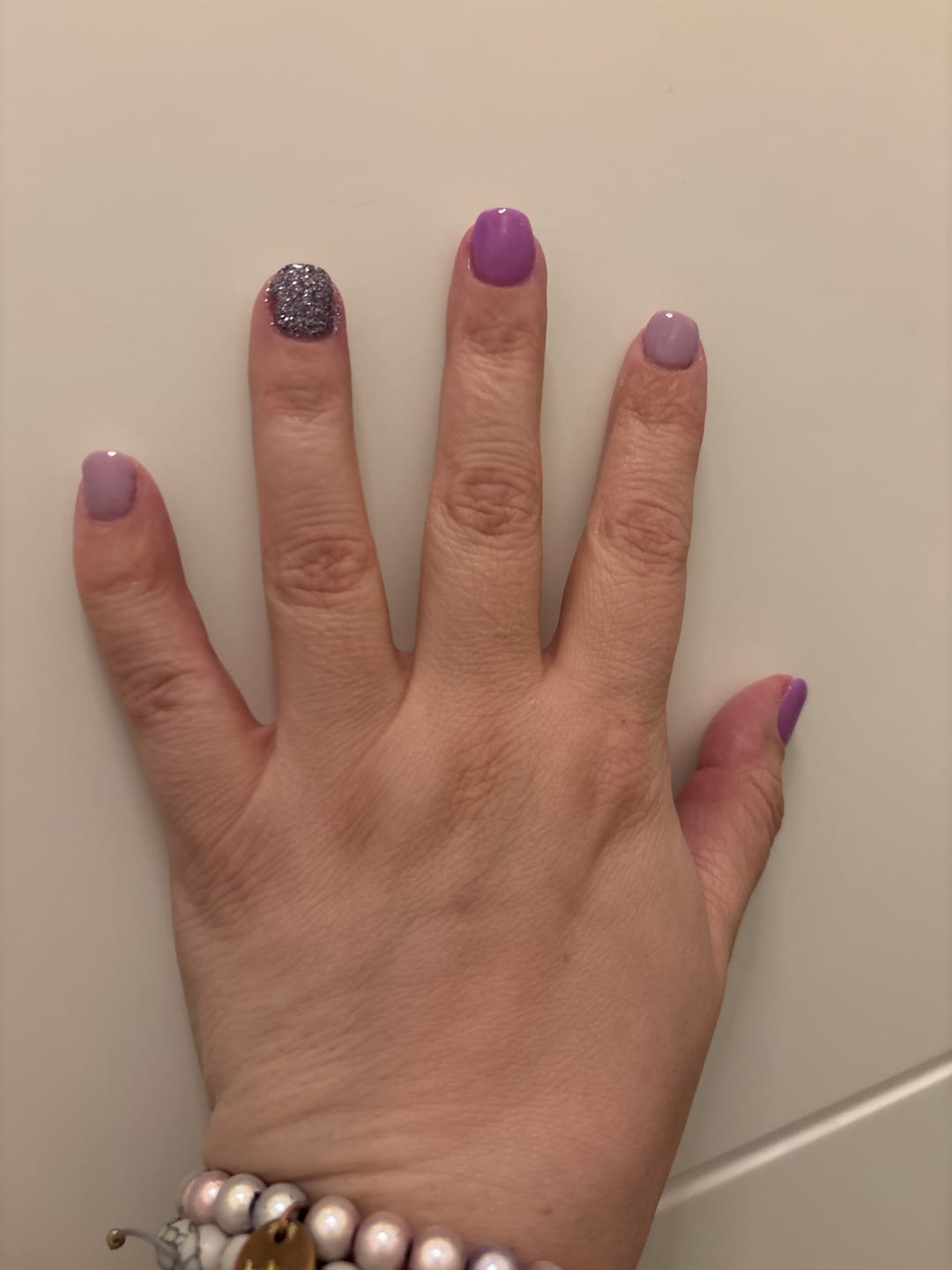 Customer photo review of Fandango Pink Dipping Powder