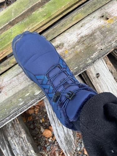 Customer photo review of Kasdava Pro -  Non-slip & Water-resistant Winter Barefoot Shoe (Men)