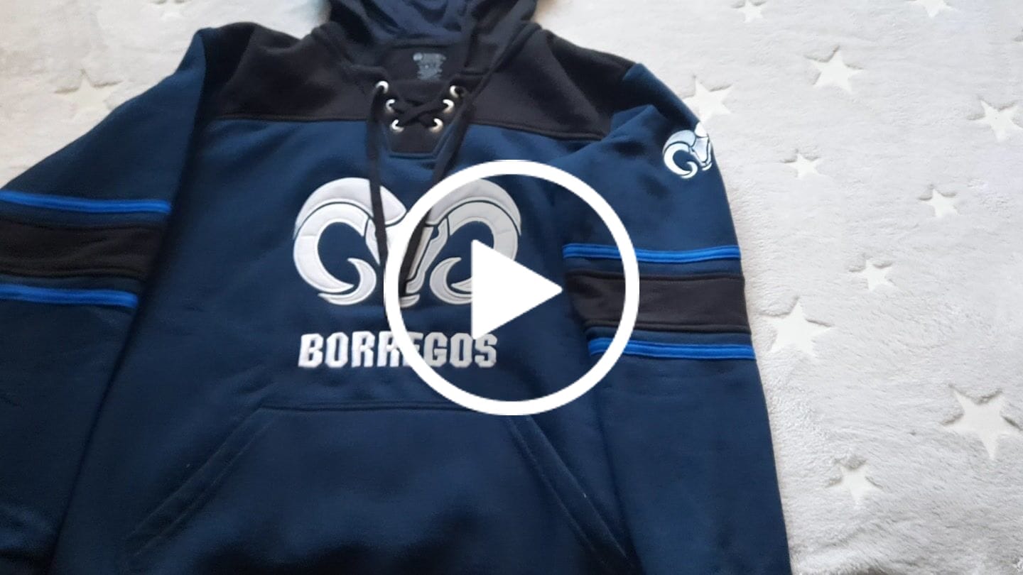 Customer video review of Sudadera Vintage BORREGOS Unisex Azul/Negro