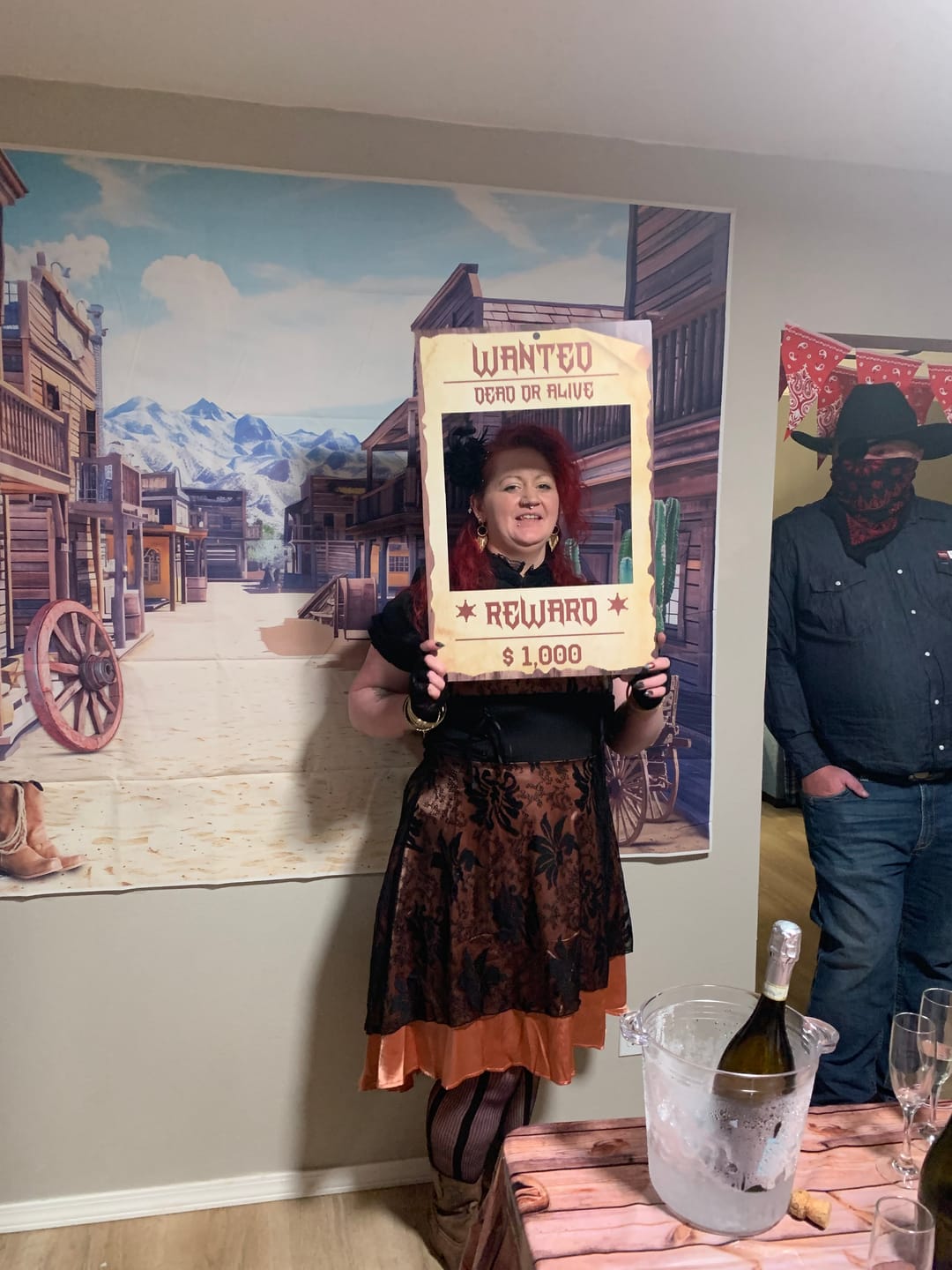 Customer photo review of Wild West Cowboy Murder Mystery Host Your Own Game Kit