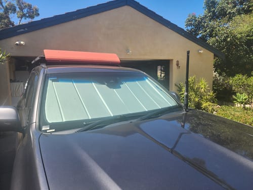 Customer photo review of Front Windscreen Shade for Toyota Prado 150 2014 - 2023