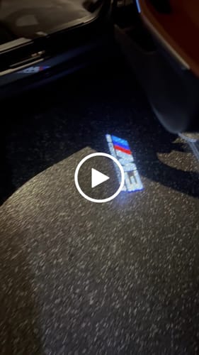 Customer video review of BMW LED DOOR LIGHTS