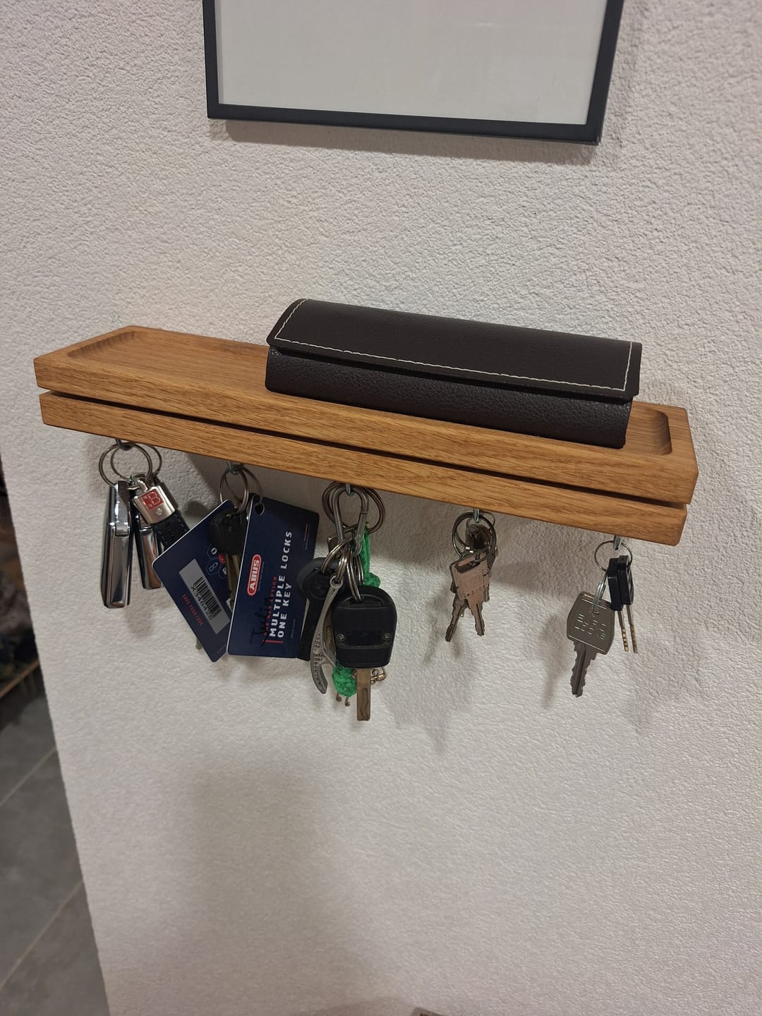 Customer photo review of Schlüsselbrett TALEA aus Holz