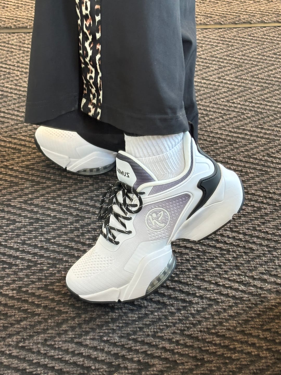 Customer photo review of Zumba Air Stomp - White/Black