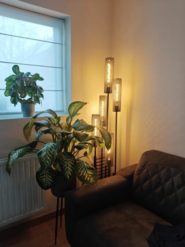 Customer photo review of Vloerlamp Solace - 5-lichts - Zwart - Metaal - 172 cm