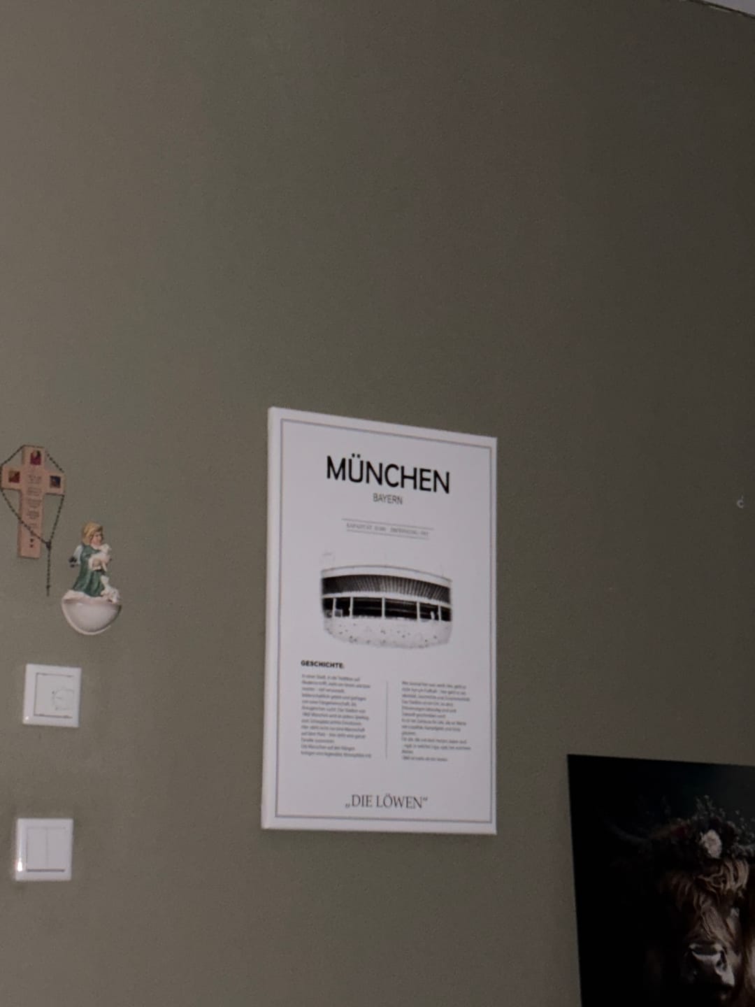 Customer photo review of München Stadion Leinwand