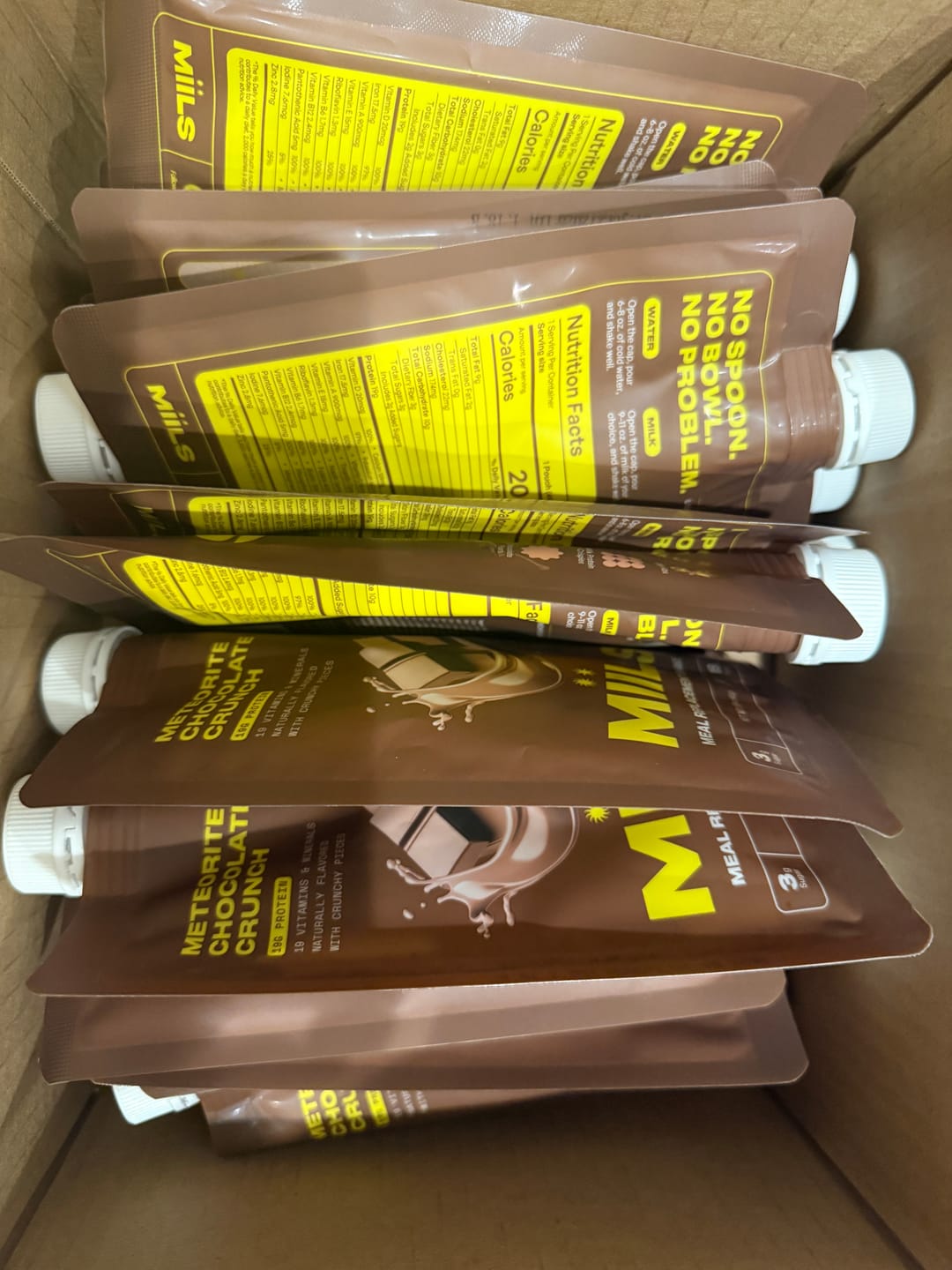 Customer photo review of METEORITE CHOCOLATE CRUNCH