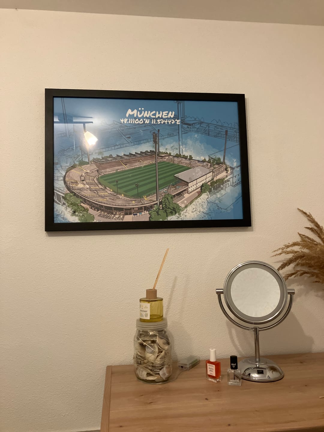 Customer photo review of Stadion Poster München Art Print