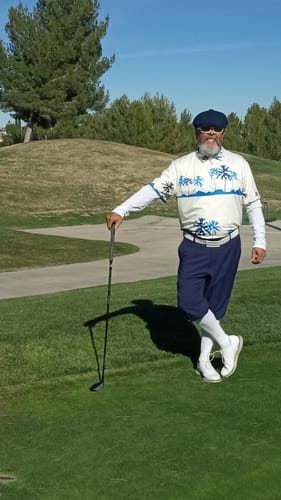 Customer photo review of Men's palm tree Polo