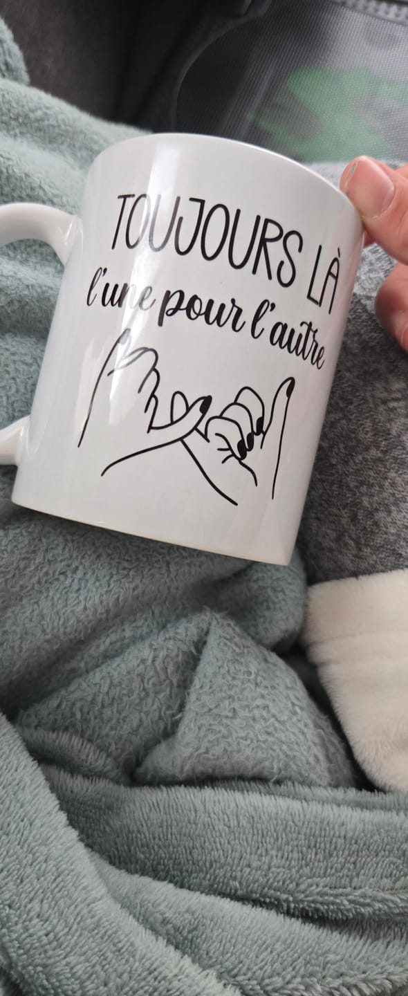 Customer photo review of Mug Personnalisé - Meilleures Amies