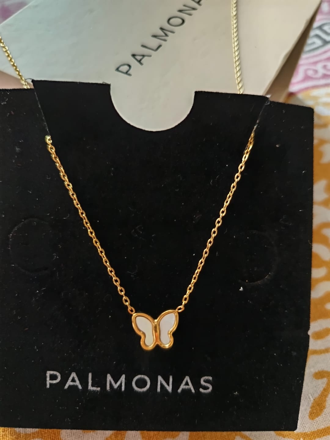 Customer photo review of Little Butterfly Necklace