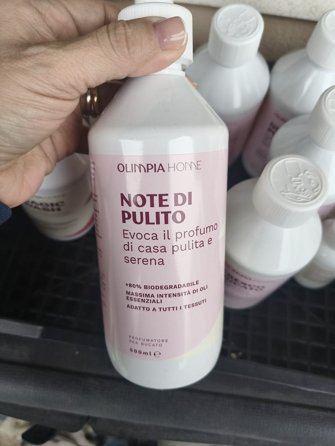 Customer photo review of Note di Pulito - Evoca il Profumo di Casa Pulita e Serena