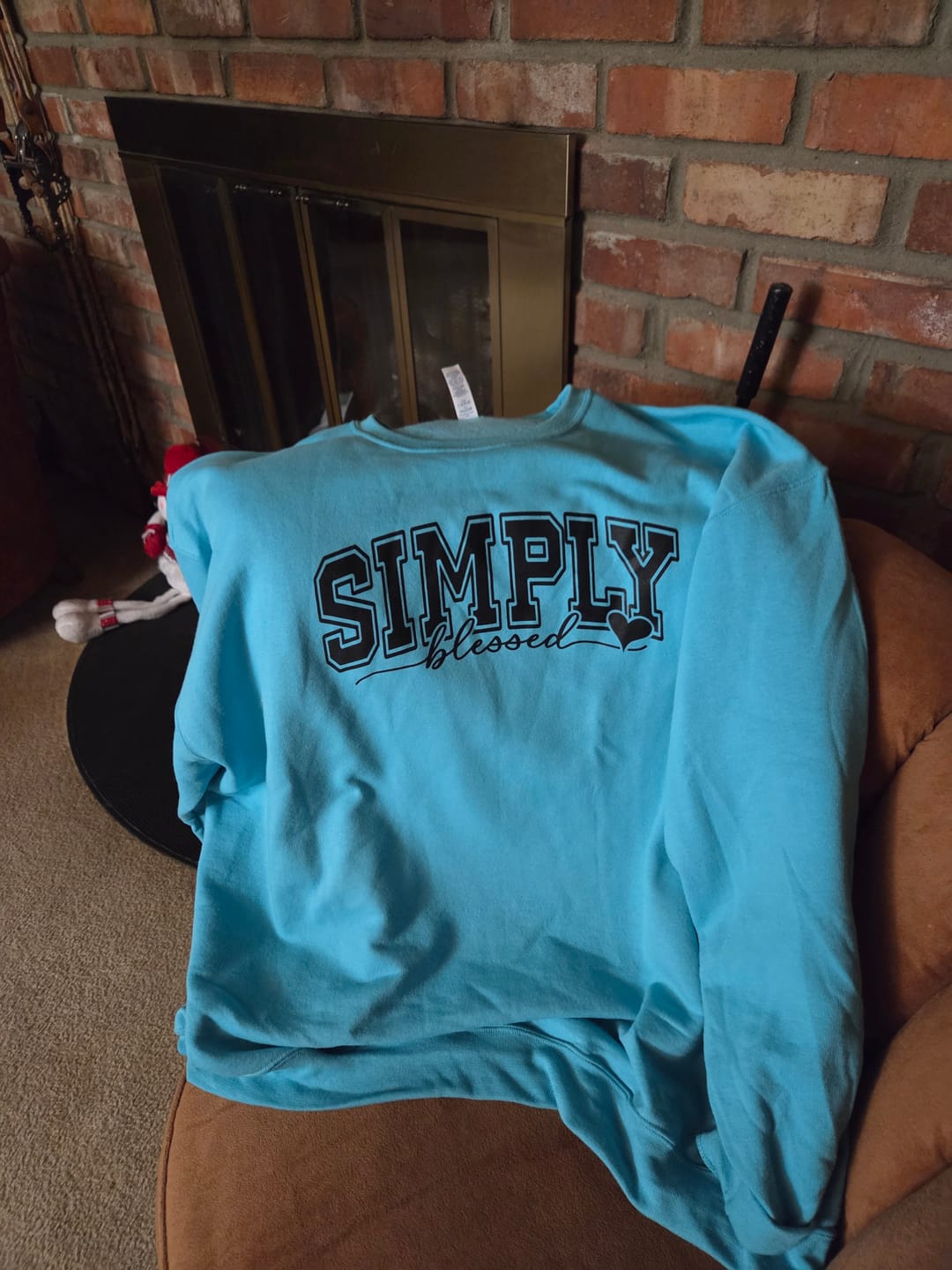 Customer photo review of Simply Blessed Sweatshirt