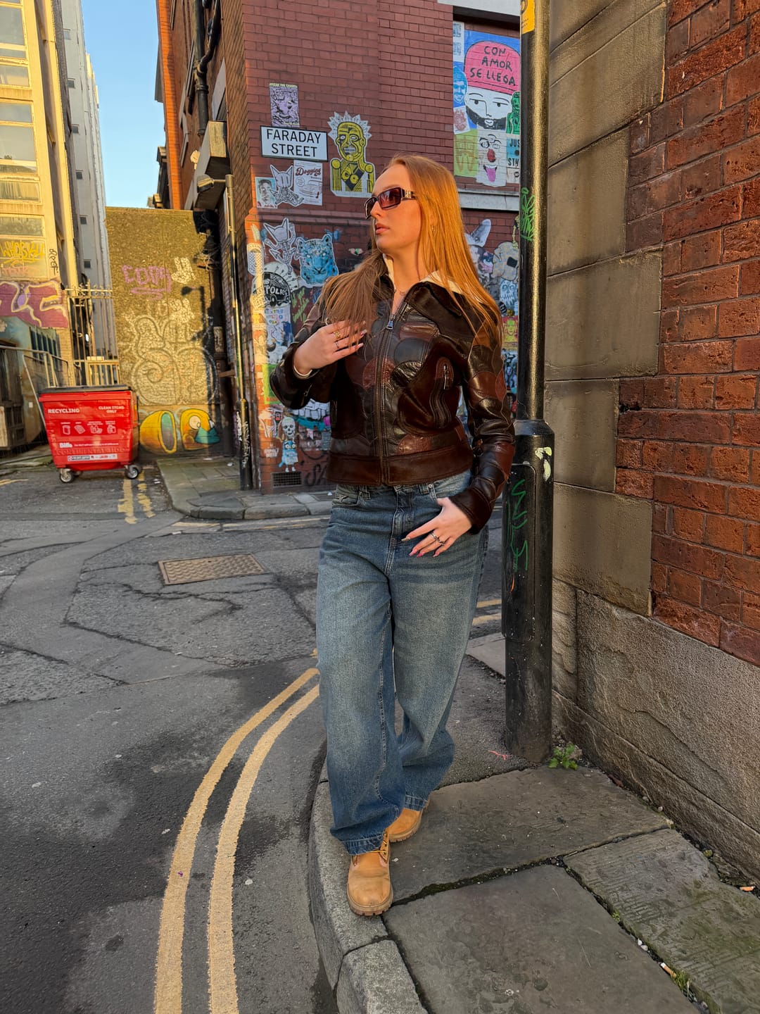 Customer photo review of DENIM PANT | FROST