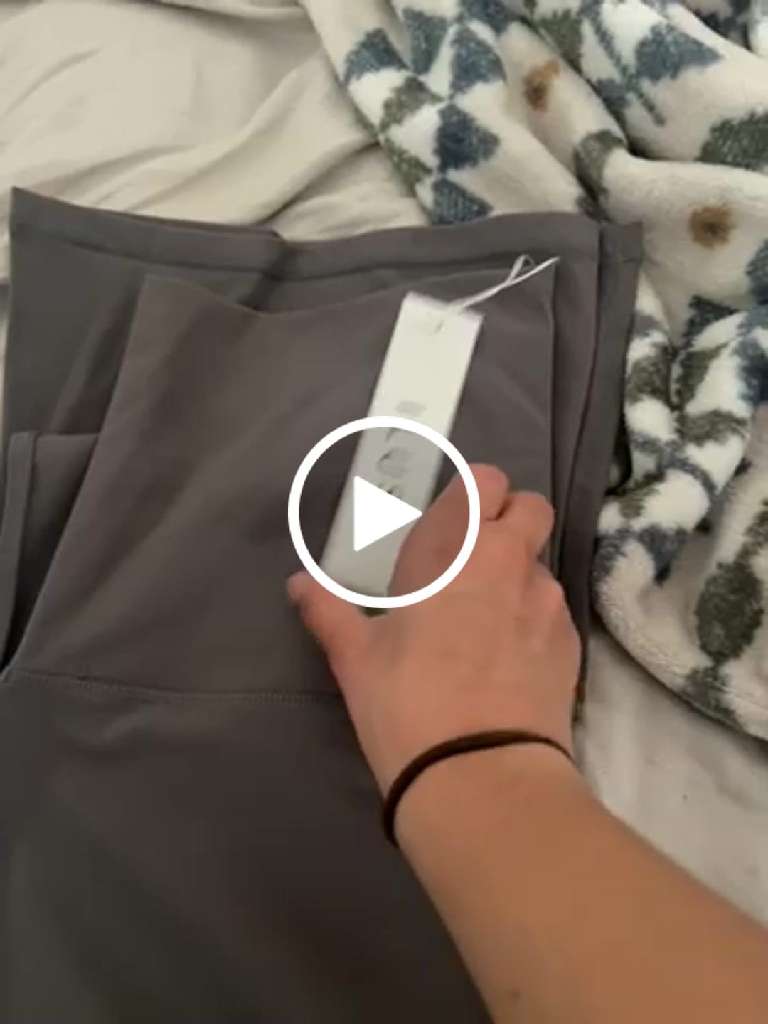 Customer video review of REVEAL FOLD OVER LEGGINGS