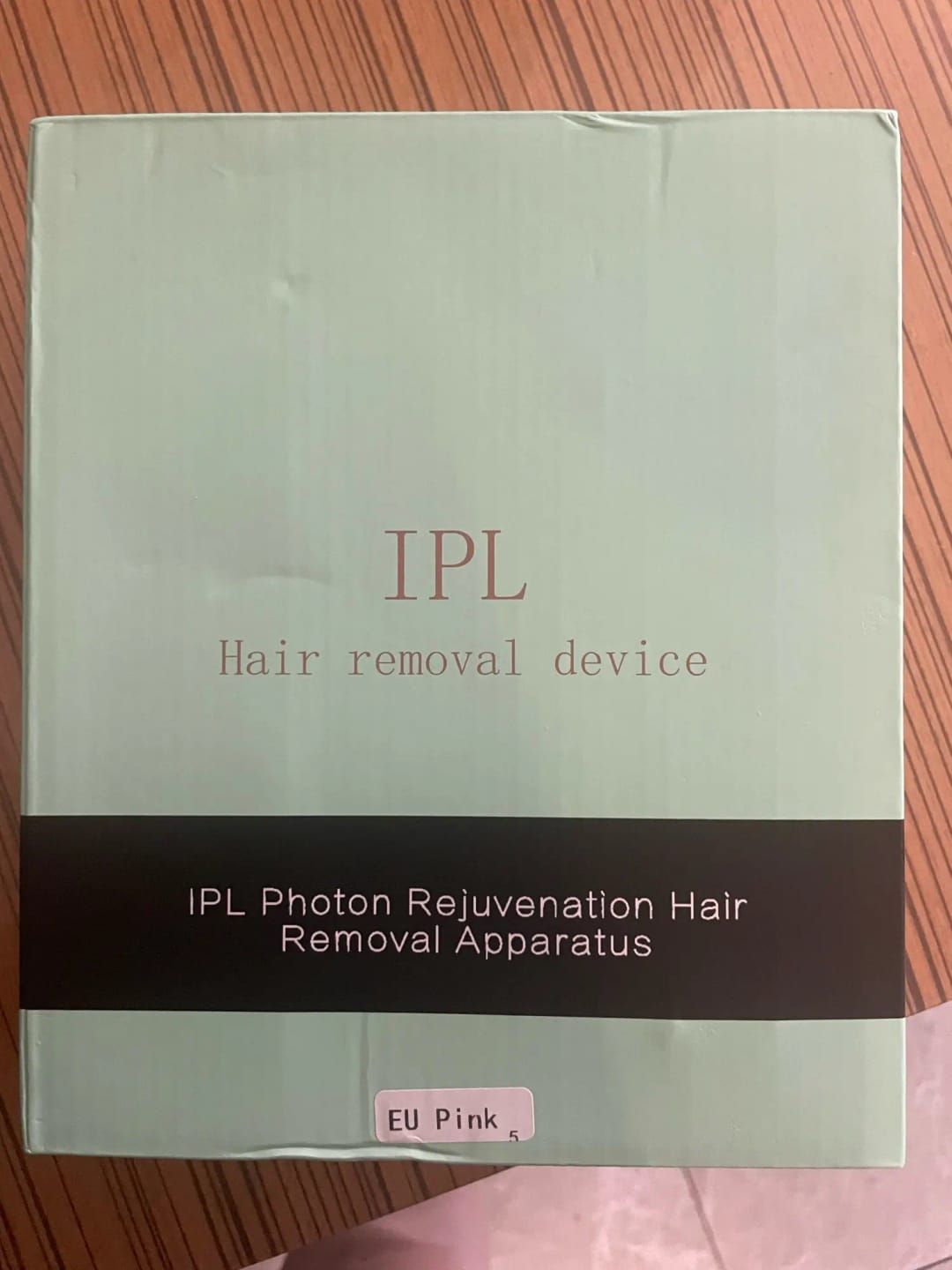 Customer photo review of IPL Hair Removal Device Painless Permanent Hair Reduction