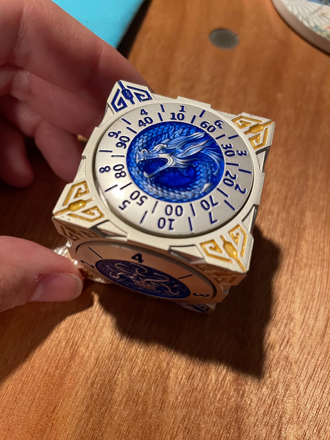 Customer photo review of Masters Dice Relic #000 – Class Legacy Spinner | 7 -in-1 Dual-Spinner Metal Dice